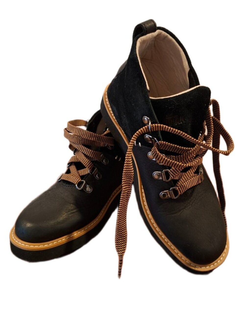 Kodiak Suede Leather  Boots Black Size 6